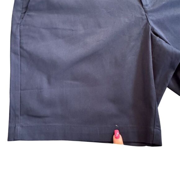 Fabletics Men's High Rise Chino Shorts Size 33 Blue Multi-Pocket Casual Summer - Picture 13 of 13